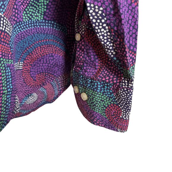 Robert Graham Multicolored Cotton Long Sleeve Button Down Shirt sz 2XL EUC - Picture 4 of 9